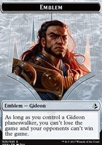 Emblem - Gideon of the Trials // Zombie Token [Amonkhet] | Gam3 Escape