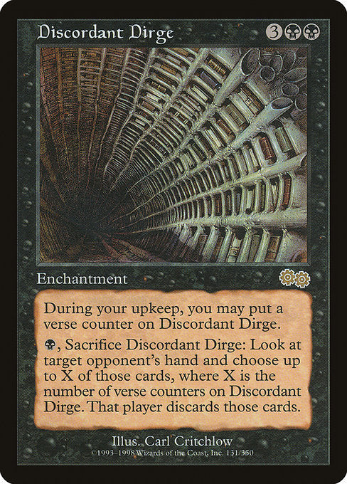 Discordant Dirge [Urza's Saga] | Gam3 Escape