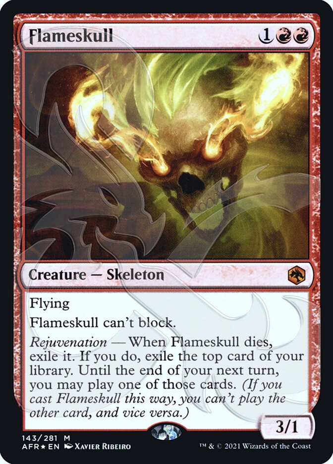 Flameskull (Ampersand Promo) [Dungeons & Dragons: Adventures in the Forgotten Realms Promos] | Gam3 Escape