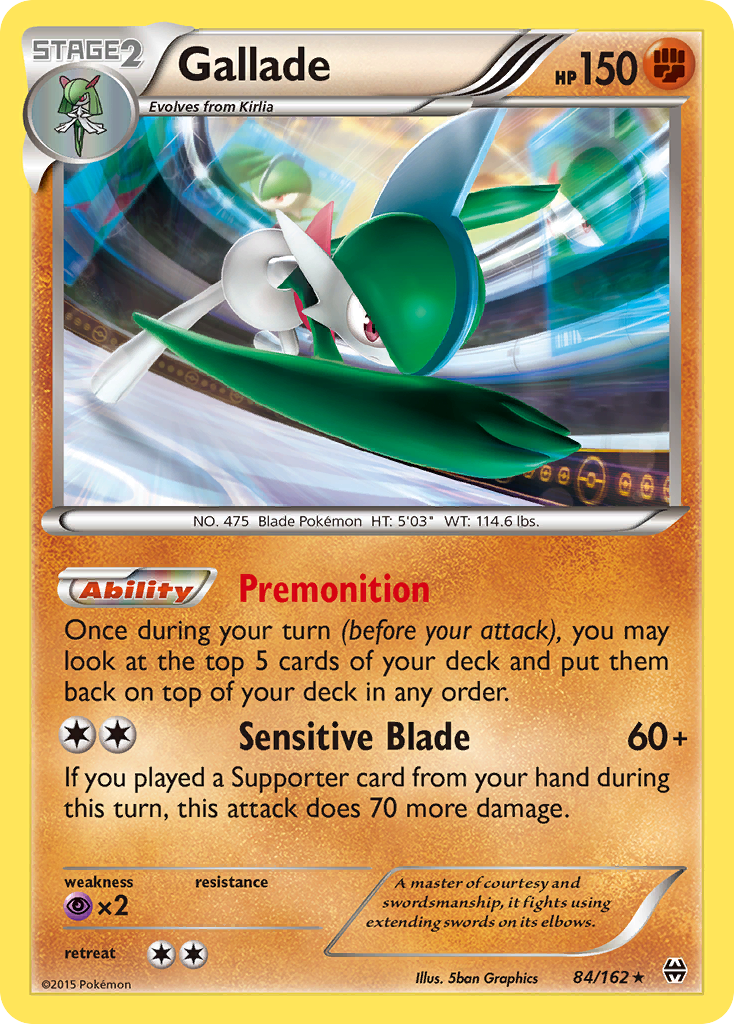 Gallade (84/162) [XY: BREAKthrough] | Gam3 Escape