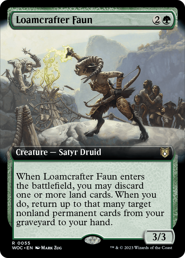 Loamcrafter Faun (Extended Art) [Wilds of Eldraine Commander] | Gam3 Escape