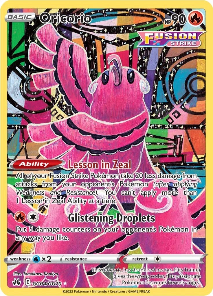 Oricorio (GG04/GG70) [Sword & Shield: Crown Zenith] | Gam3 Escape