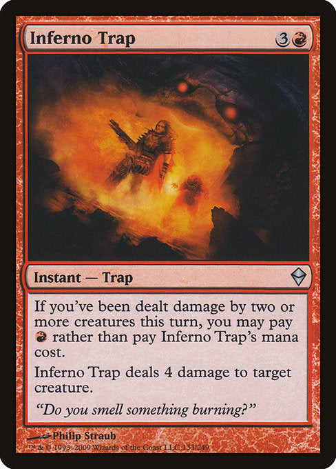 Inferno Trap [Zendikar] | Gam3 Escape