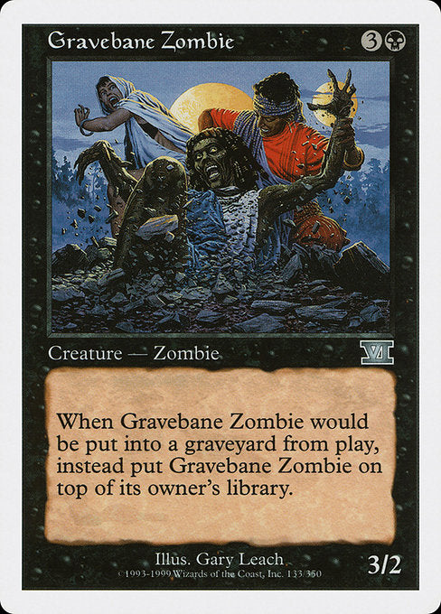 Gravebane Zombie [Classic Sixth Edition] | Gam3 Escape