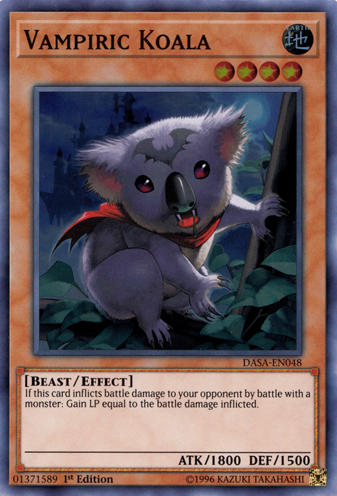 Vampiric Koala [DASA-EN048] Super Rare | Gam3 Escape