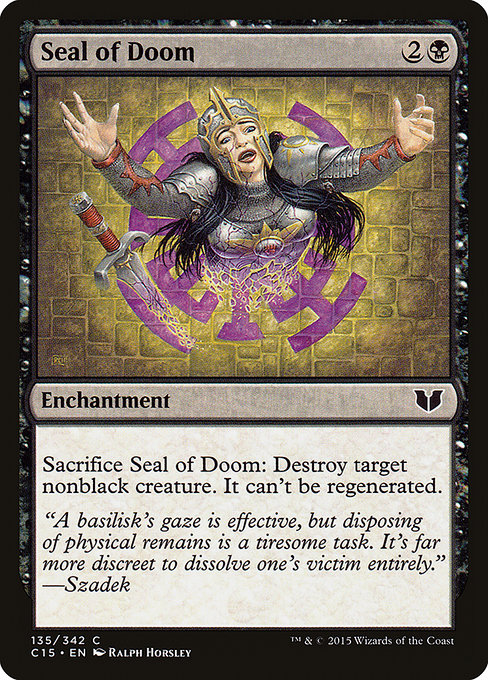Seal of Doom [Commander 2015] | Gam3 Escape