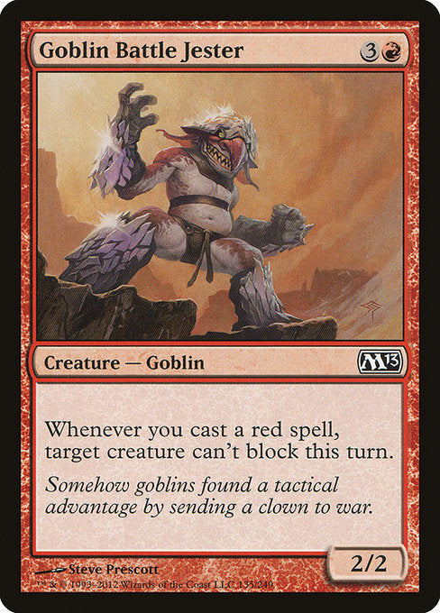 Goblin Battle Jester [Magic 2013] | Gam3 Escape