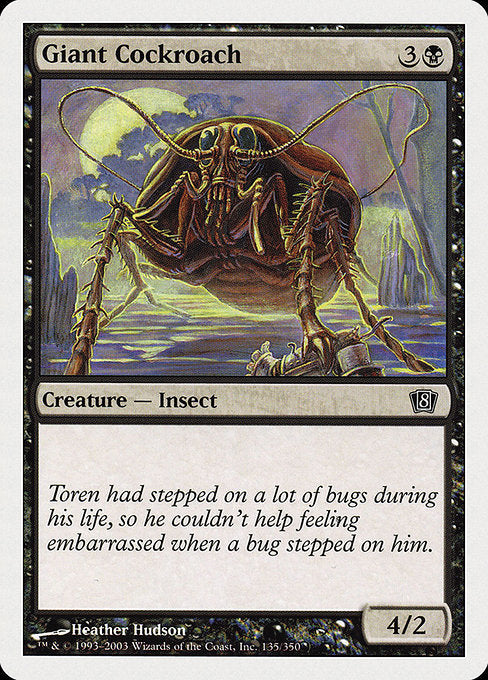 Giant Cockroach [Eighth Edition] | Gam3 Escape