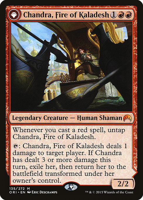 Chandra, Fire of Kaladesh // Chandra, Roaring Flame [Magic Origins] | Gam3 Escape