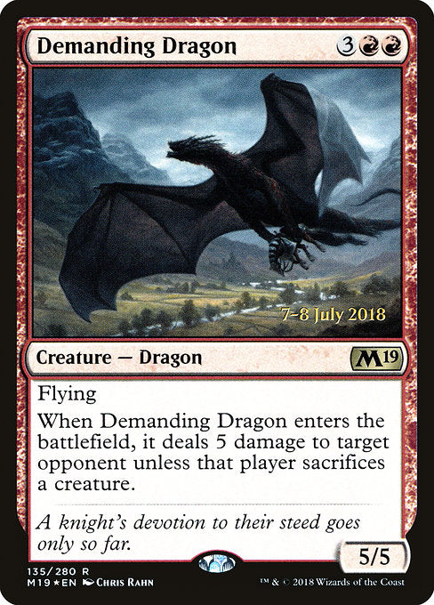 Demanding Dragon [Core Set 2019 Promos] | Gam3 Escape