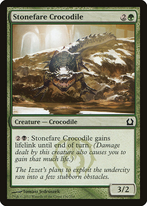 Stonefare Crocodile [Return to Ravnica] | Gam3 Escape