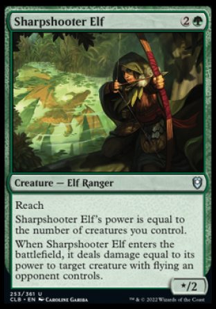 Sharpshooter Elf [Commander Legends: Battle for Baldur's Gate] | Gam3 Escape