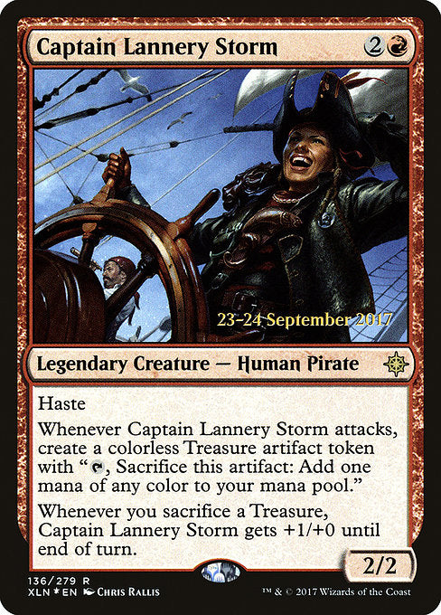 Captain Lannery Storm [Ixalan Promos] | Gam3 Escape