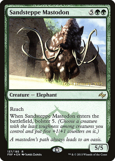 Sandsteppe Mastodon [Fate Reforged Promos] | Gam3 Escape