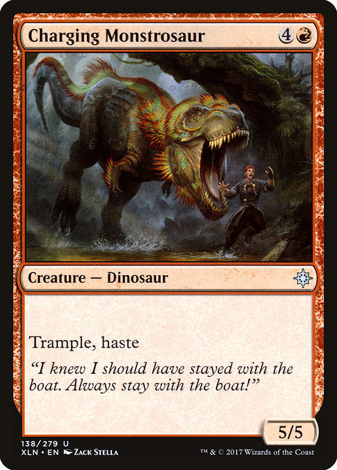 Charging Monstrosaur [Ixalan] | Gam3 Escape