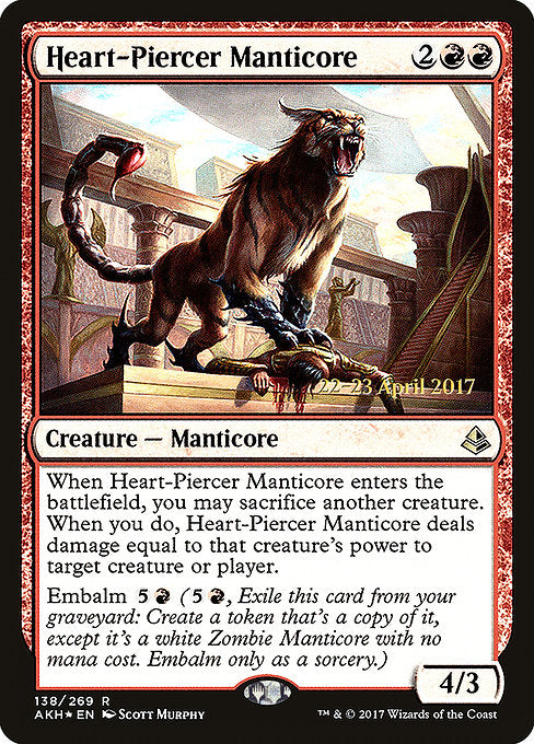 Heart-Piercer Manticore [Amonkhet Promos] | Gam3 Escape