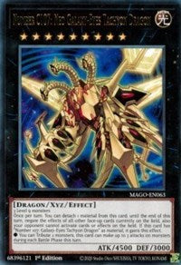 Number C107: Neo Galaxy-Eyes Tachyon Dragon [MAGO-EN063] Rare | Gam3 Escape