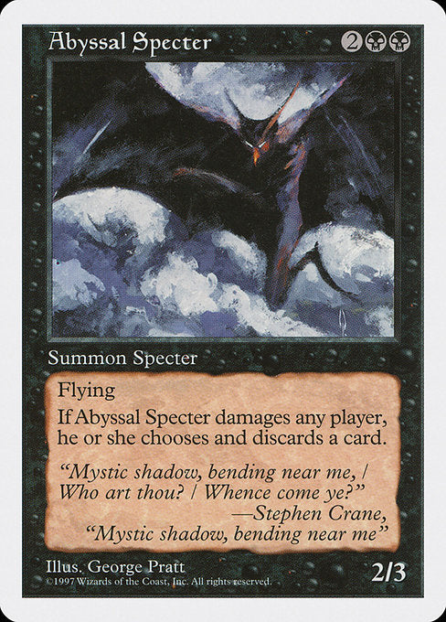 Abyssal Specter [Fifth Edition] | Gam3 Escape