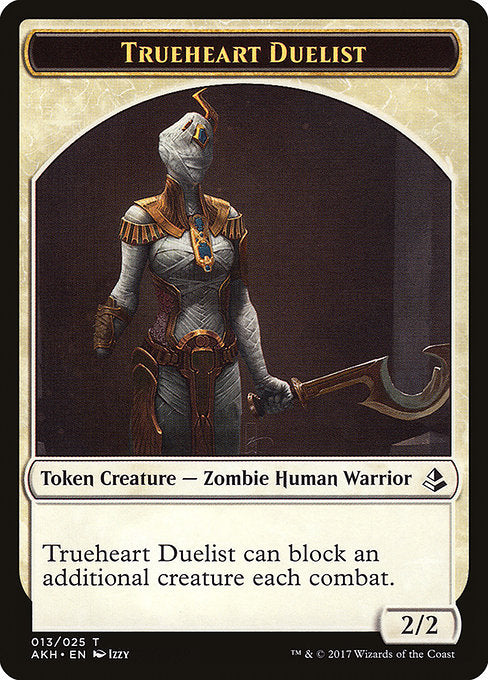 Trueheart Duelist Token [Amonkhet Tokens] | Gam3 Escape