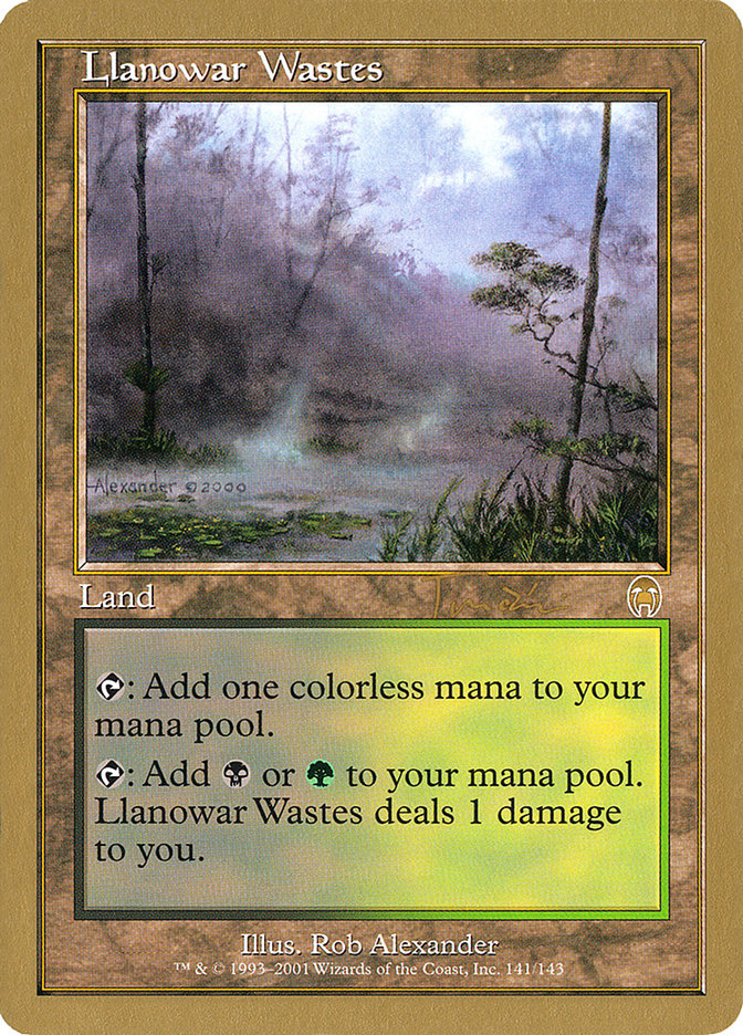 Llanowar Wastes (Jan Tomcani) [World Championship Decks 2001] | Gam3 Escape