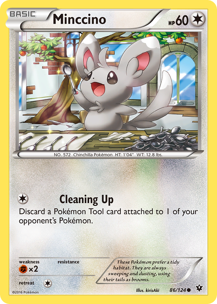 Minccino (86/124) [XY: Fates Collide] | Gam3 Escape