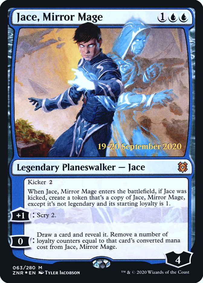 Jace, Mirror Mage  [Zendikar Rising Prerelease Promos] | Gam3 Escape