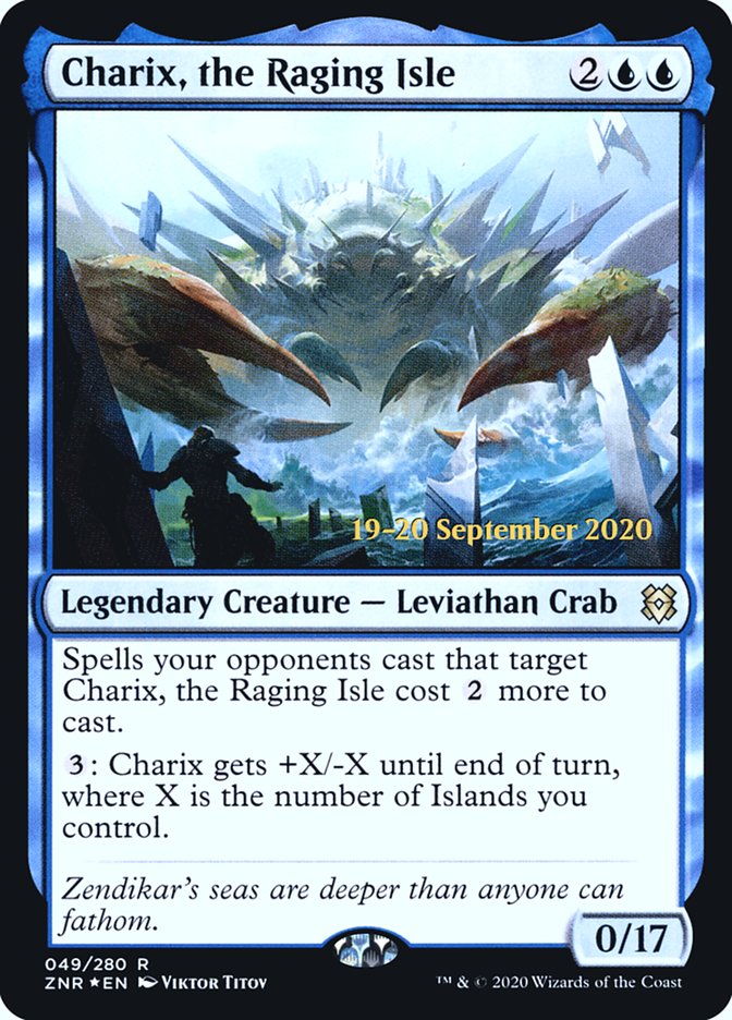 Charix, the Raging Isle  [Zendikar Rising Prerelease Promos] | Gam3 Escape