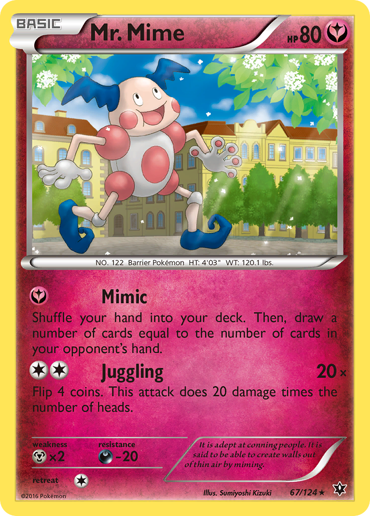 Mr. Mime (67/124) [XY: Fates Collide] | Gam3 Escape