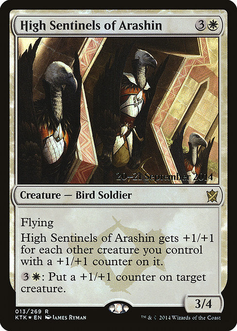 High Sentinels of Arashin [Khans of Tarkir Promos] | Gam3 Escape