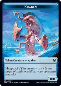 Kraken // Satyr Double-sided Token [Theros Beyond Death Tokens] | Gam3 Escape