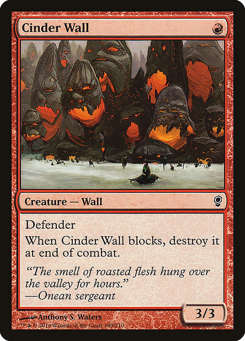 Cinder Wall [Conspiracy] | Gam3 Escape