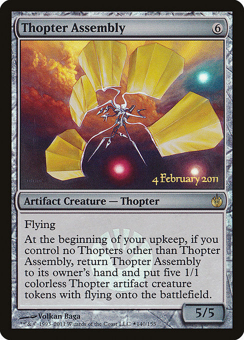 Thopter Assembly [Mirrodin Besieged Promos] | Gam3 Escape