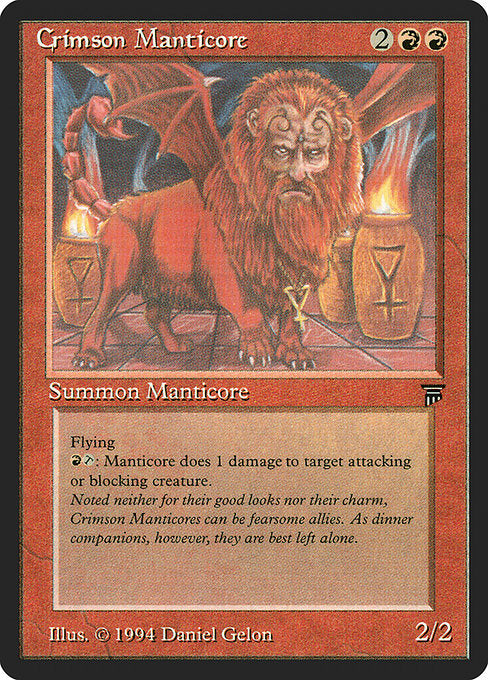 Crimson Manticore [Legends] | Gam3 Escape