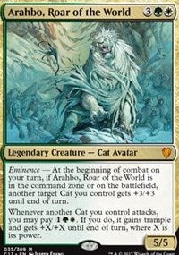 Arahbo, Roar of the World (Commander 2017) [Commander 2017 Oversized] | Gam3 Escape