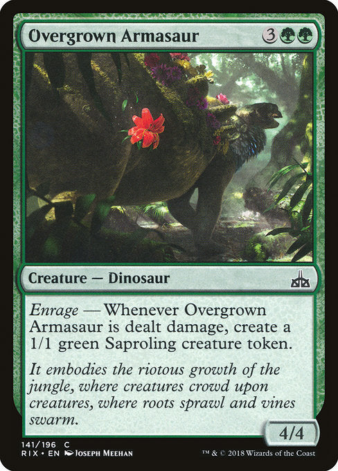 Overgrown Armasaur [Rivals of Ixalan] | Gam3 Escape