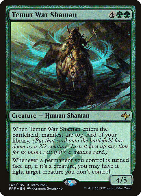 Temur War Shaman [Fate Reforged Promos] | Gam3 Escape