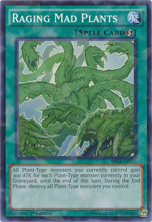 Raging Mad Plants (Shatterfoil) [BP03-EN165] Common | Gam3 Escape