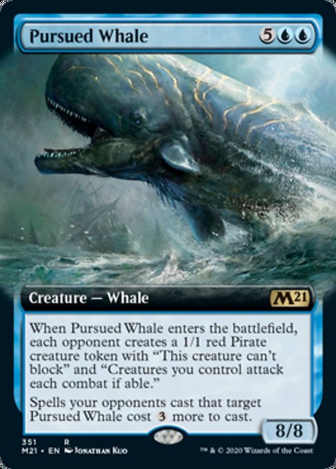 Pursued Whale (Extended Art) [Core Set 2021] | Gam3 Escape
