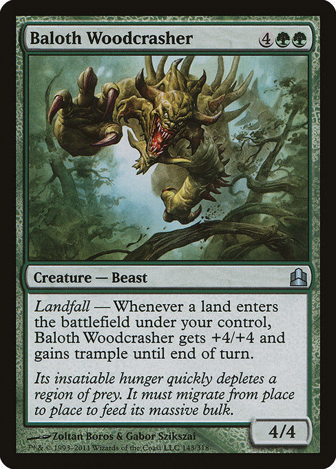 Baloth Woodcrasher [Commander 2011] | Gam3 Escape