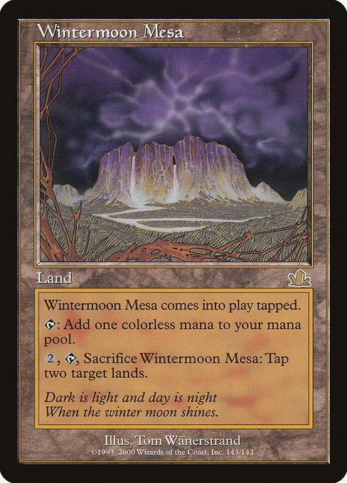Wintermoon Mesa [Prophecy] | Gam3 Escape