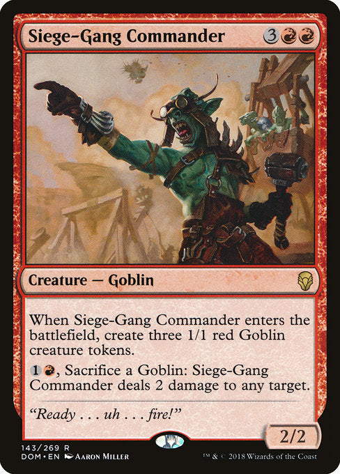 Siege-Gang Commander [Dominaria] | Gam3 Escape