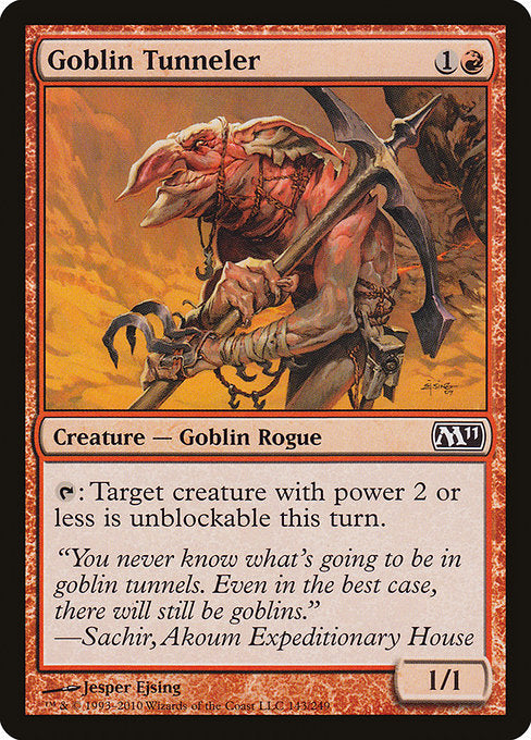 Goblin Tunneler [Magic 2011] | Gam3 Escape