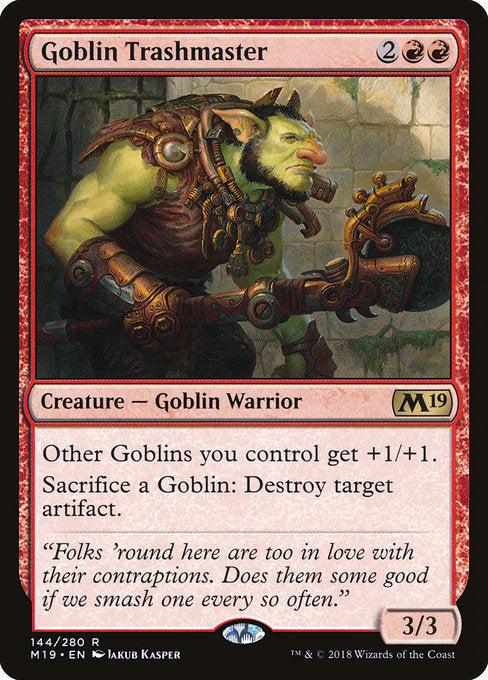 Goblin Trashmaster [Core Set 2019] | Gam3 Escape