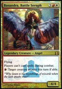 Basandra, Battle Seraph (Commander Launch Promo) [Commander 2011 Launch Party] | Gam3 Escape