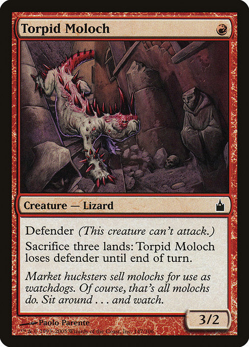 Torpid Moloch [Ravnica: City of Guilds] | Gam3 Escape