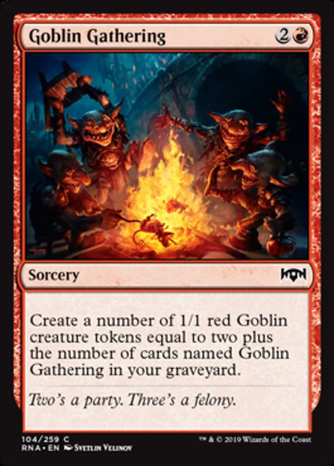 Goblin Gathering [Ravnica Allegiance] | Gam3 Escape