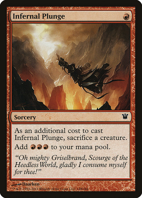 Infernal Plunge [Innistrad] | Gam3 Escape