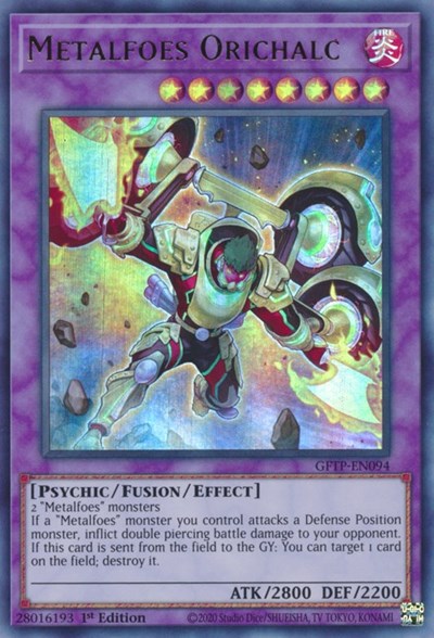 Metalfoes Orichalc [GFTP-EN094] Ultra rare | Gam3 Escape