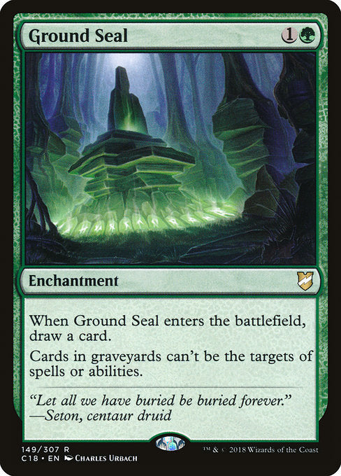 Ground Seal [Commander 2018] | Gam3 Escape