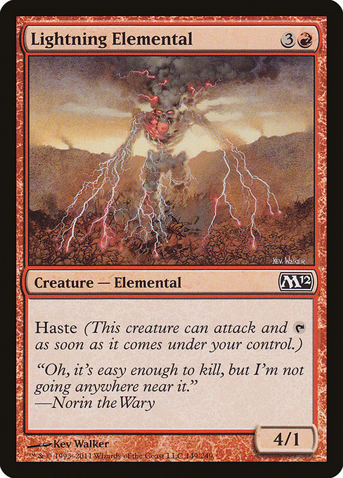 Lightning Elemental [Magic 2012] | Gam3 Escape